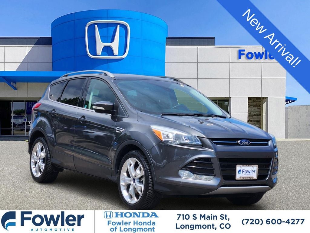 2016 Ford Escape Titanium in Magnetic — front three-quarter view